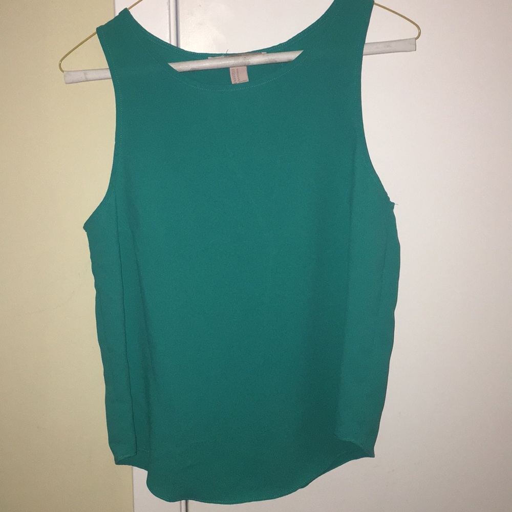 Blue tank top